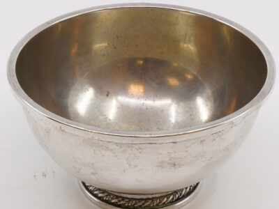 Skål kontrollstämplat silver