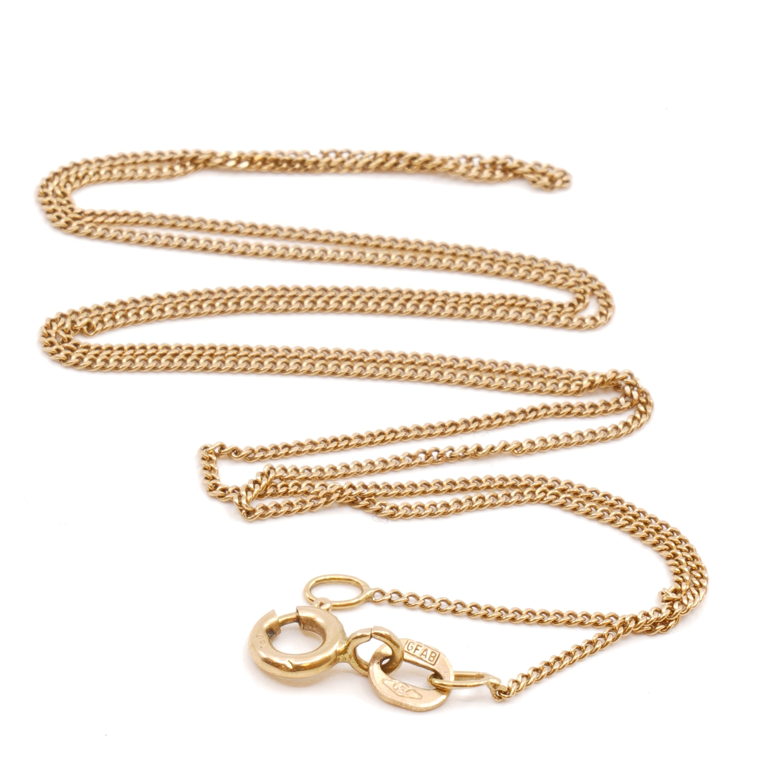 Halskedja Pansar Guld 18K 1,6g, 43cm