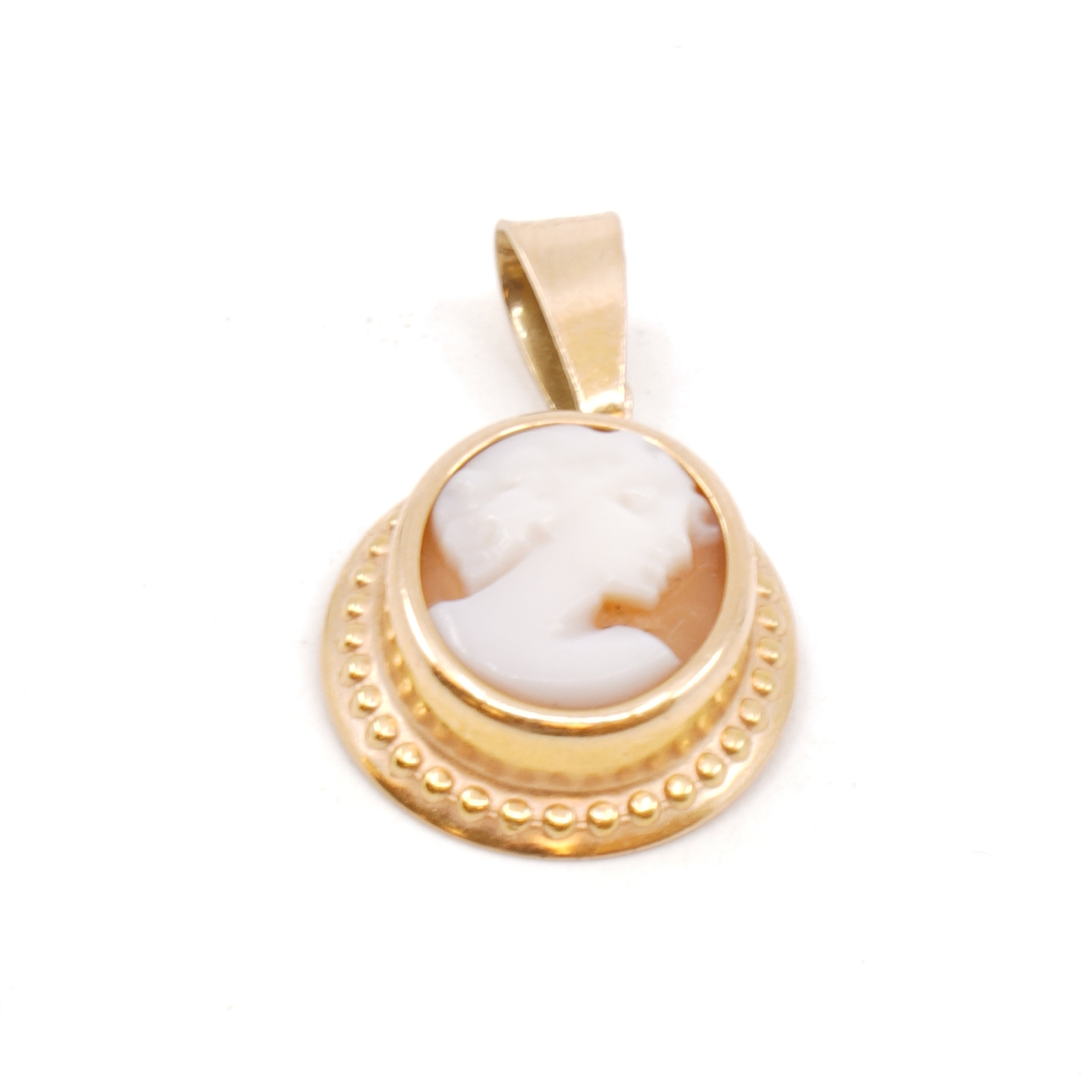 Hänge med Came Guld 18K 0,91g