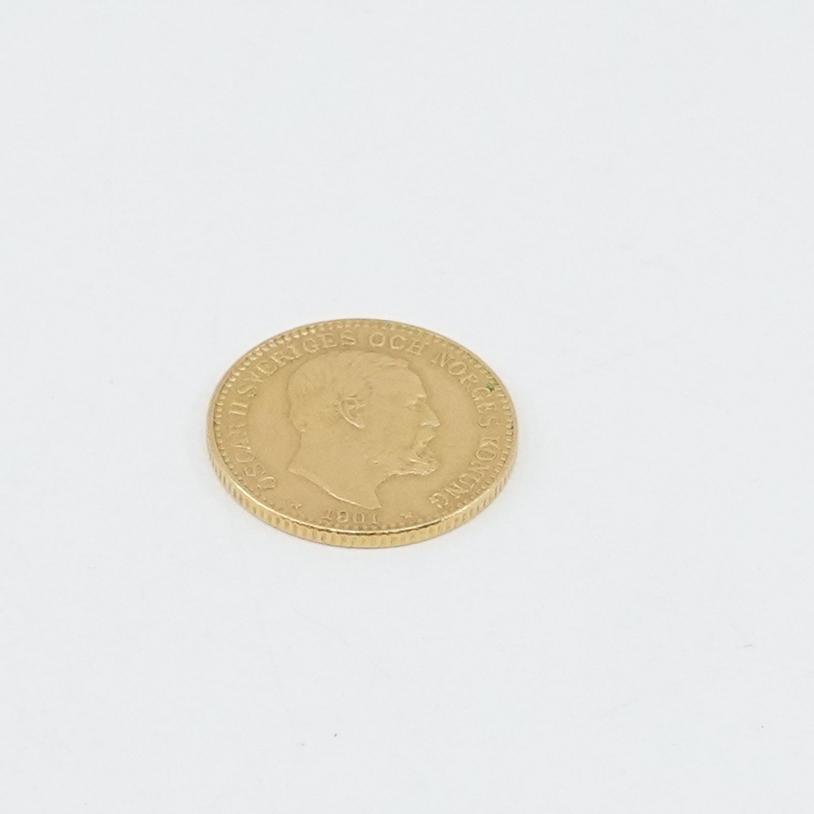 Guldmynt Svensk 10kr 21,6K 4,5g