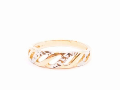 Ring tvåfärgat Guld