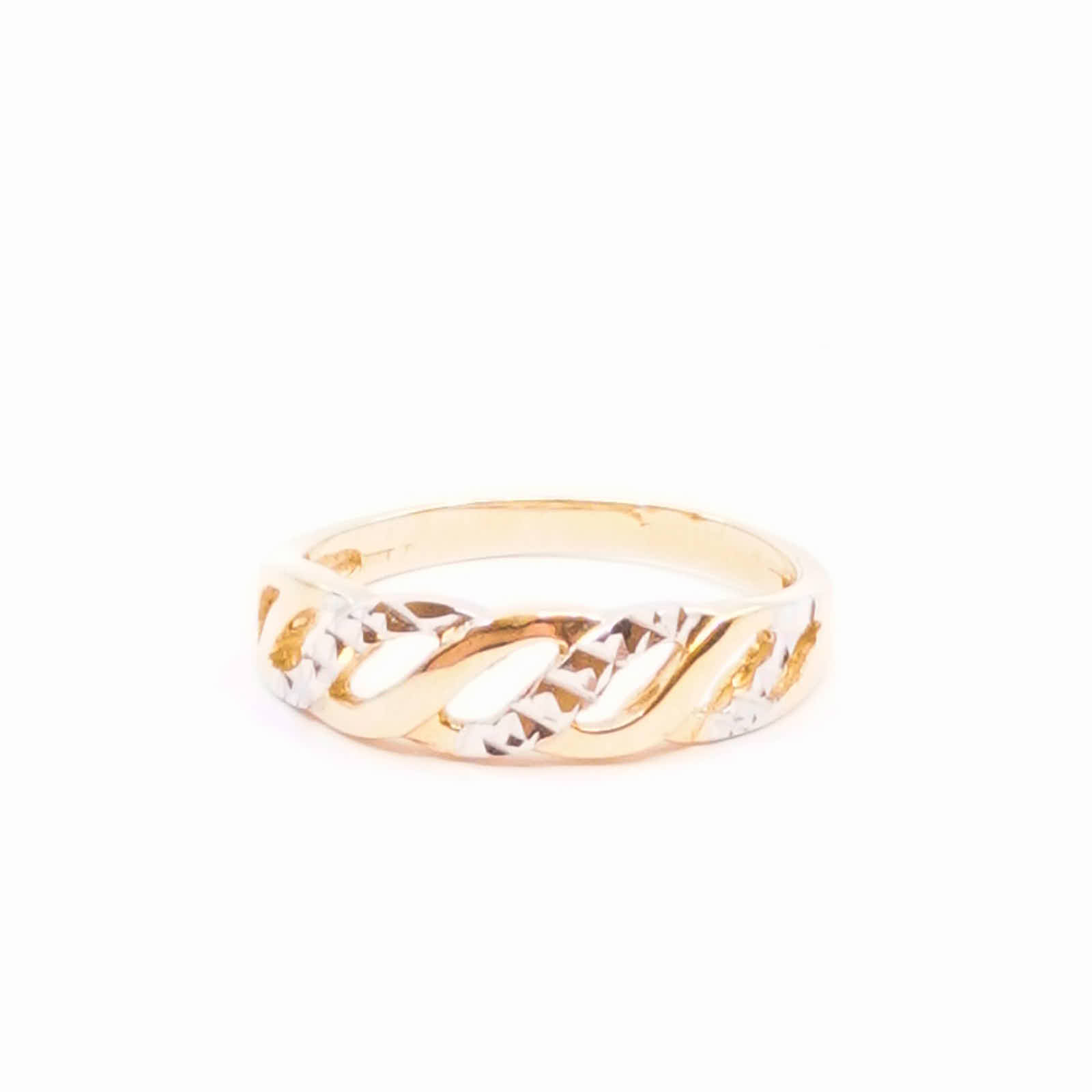 Ring tvåfärgat Guld