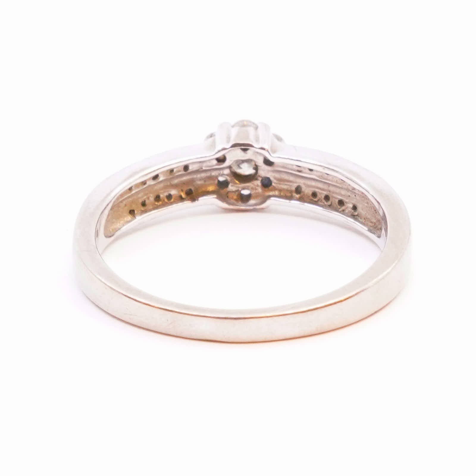 Ring Vitguld 18K