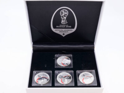 Samlingsmynt 8st FIFA