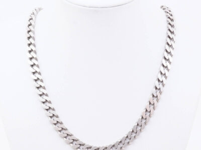 Halskedja Pansar Silver