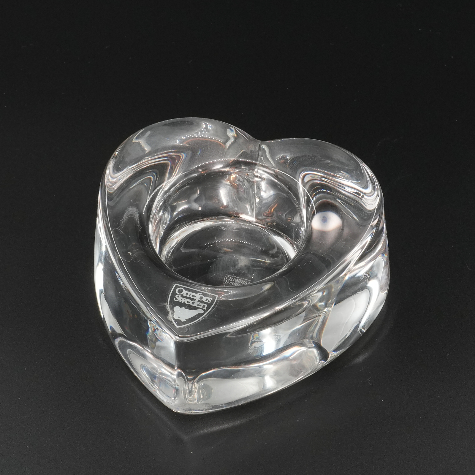 Ljuslykta glas Orrefors