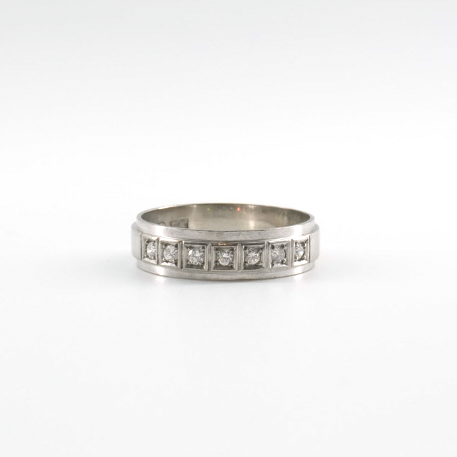 Ring Vitguld 18K