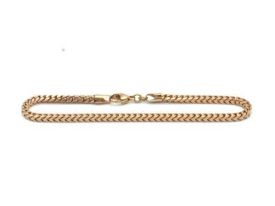 Armband kvadratisk Pansar 18K 20,5cm