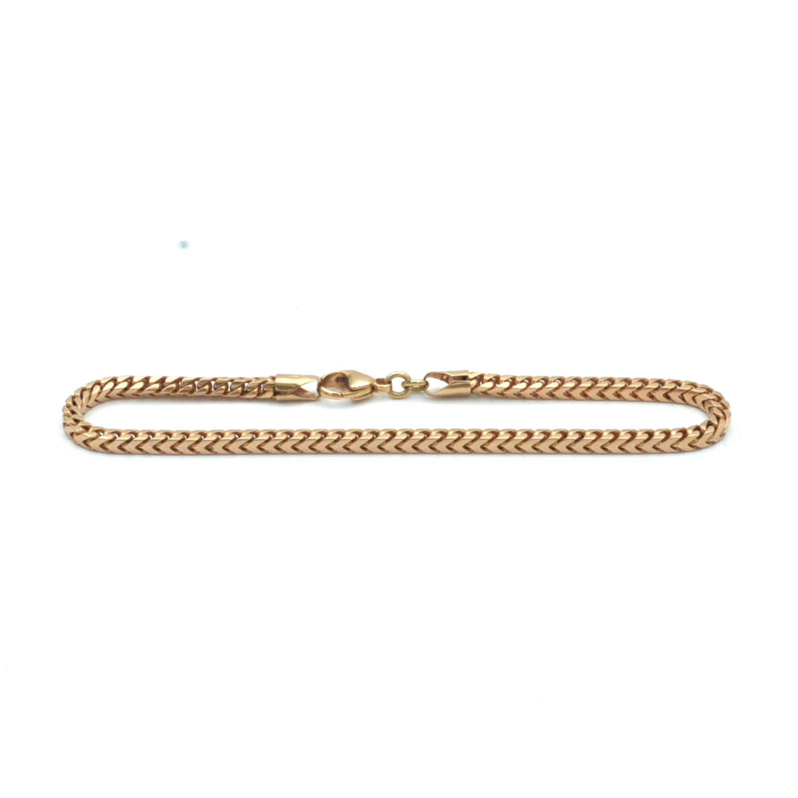 Armband kvadratisk Pansar 18K 20,5cm