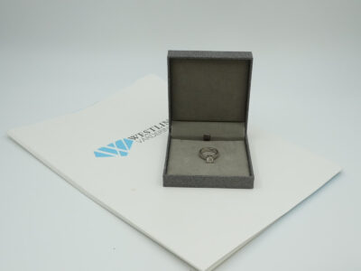 Ring vitguld 18K