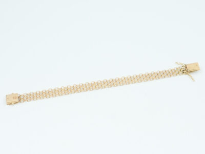 Armband X-länk Guld