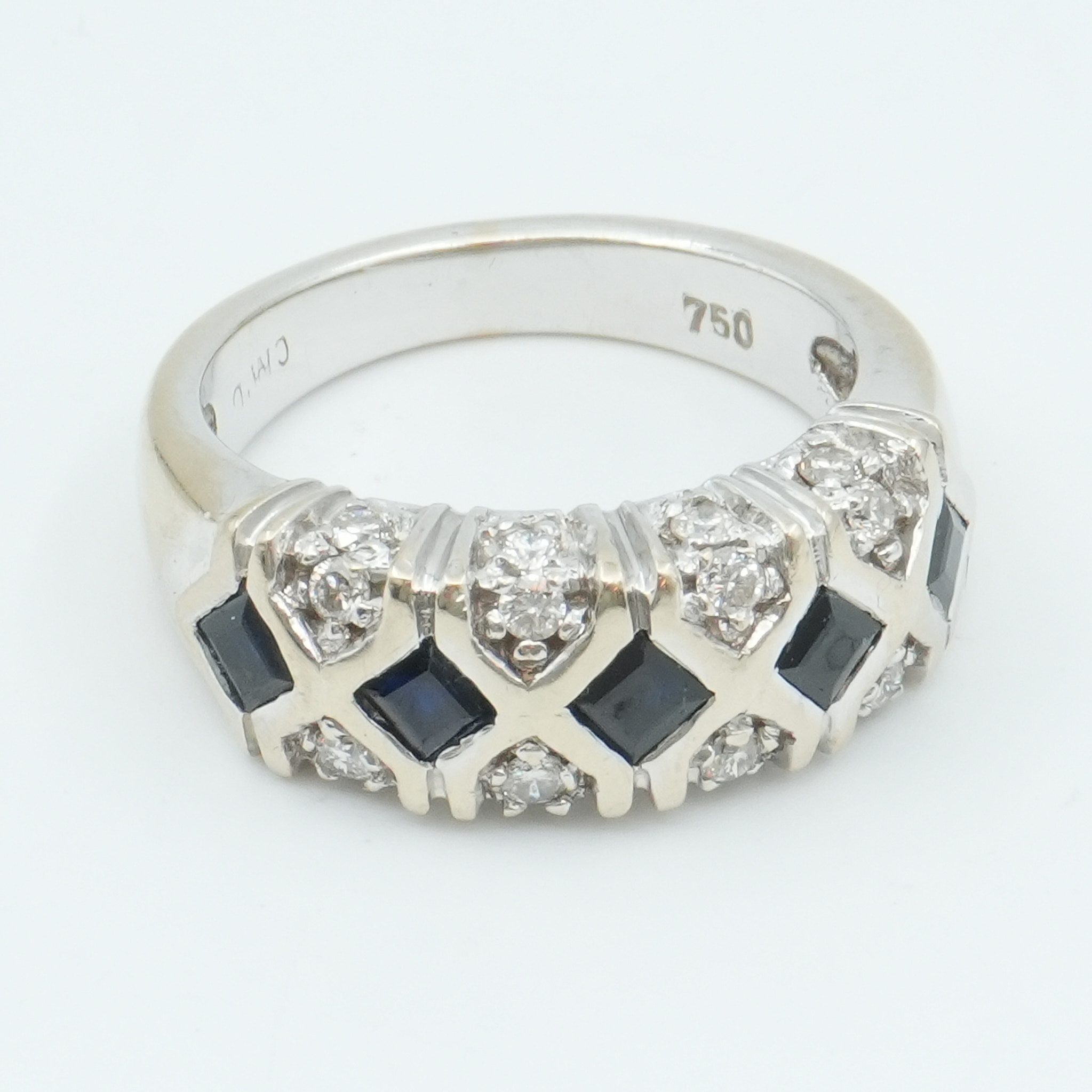 Ring Vitguld 18K