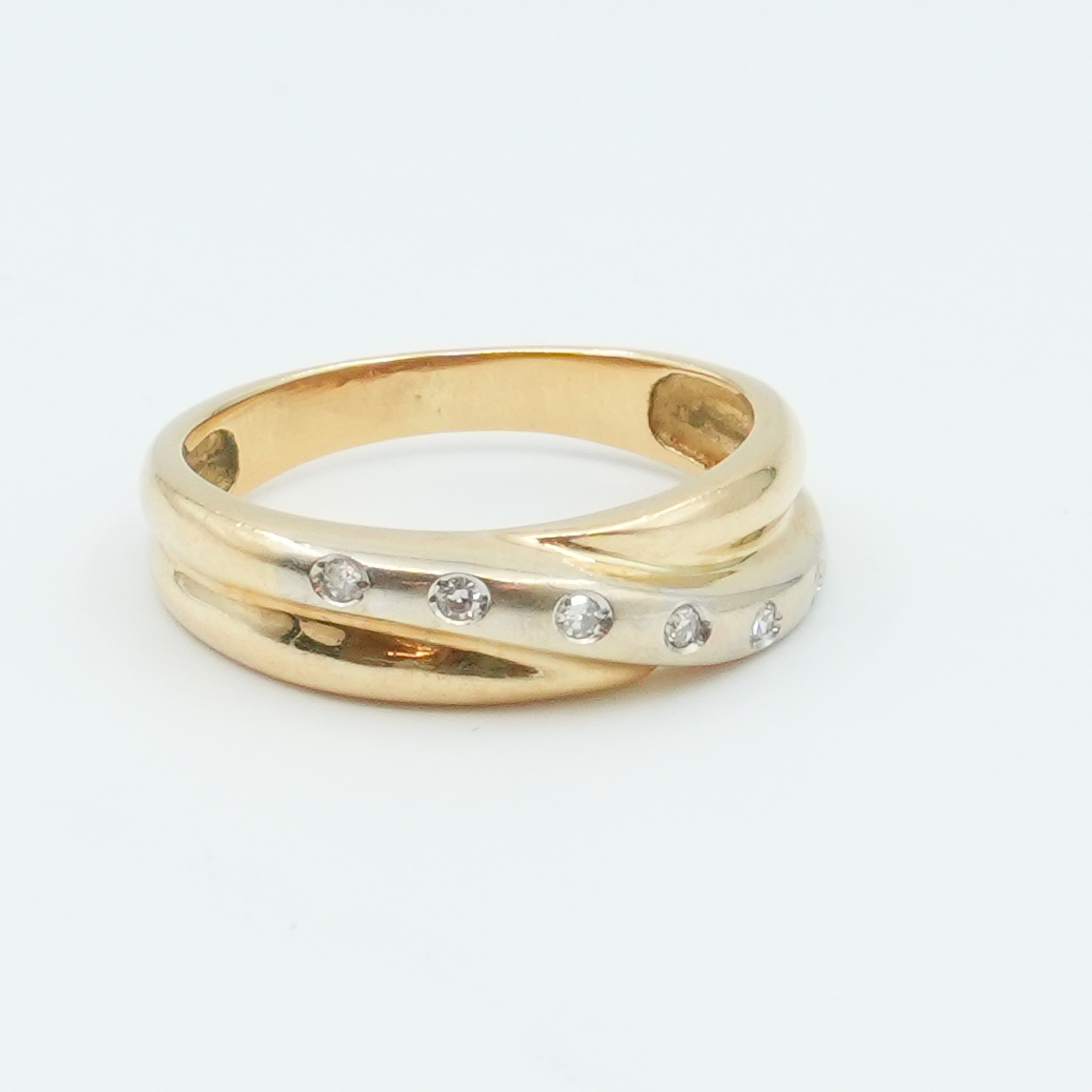 Ring tvåfärgat Guld