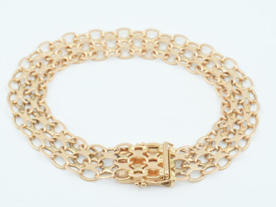 Armband X-länk Guld