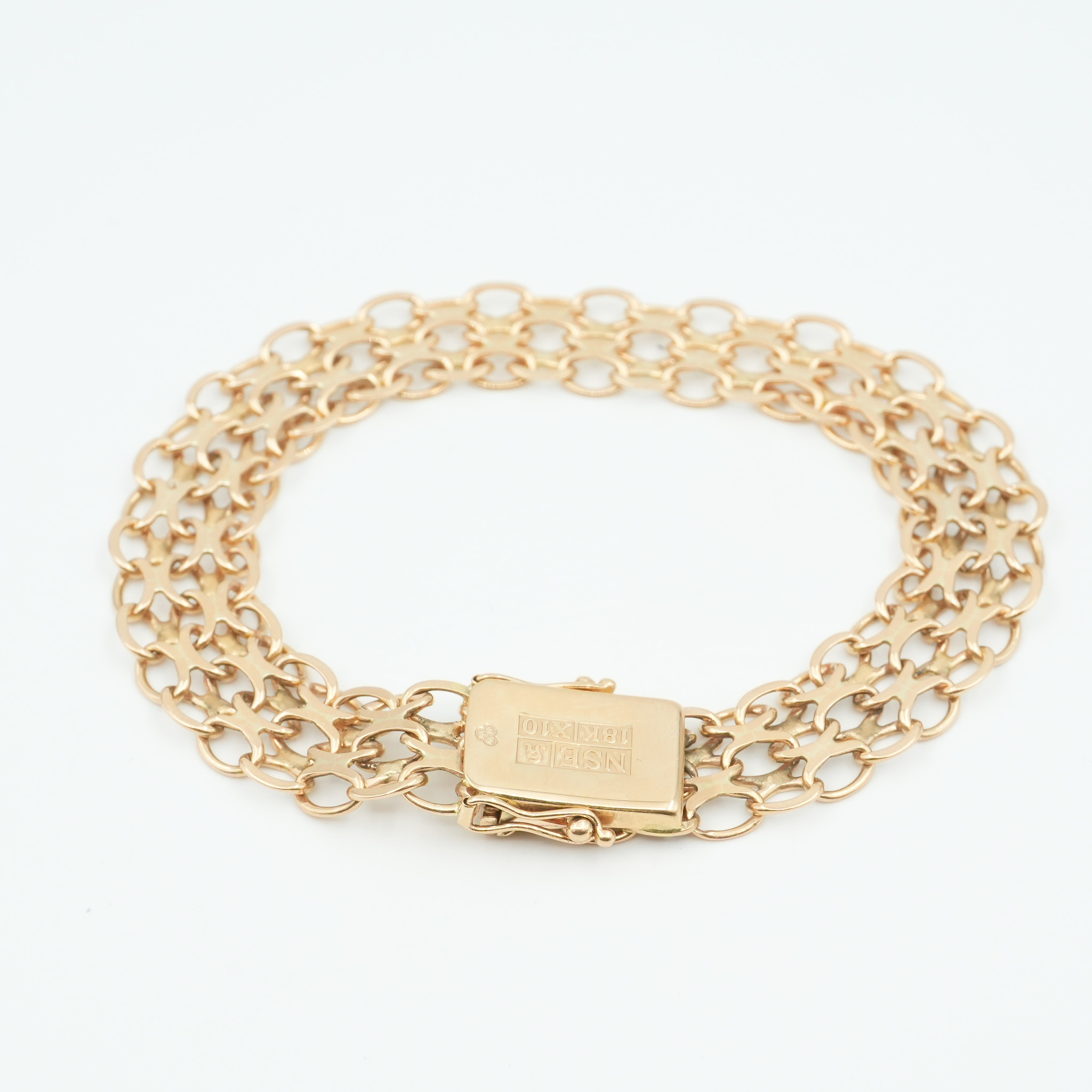 Armband X-länk Guld