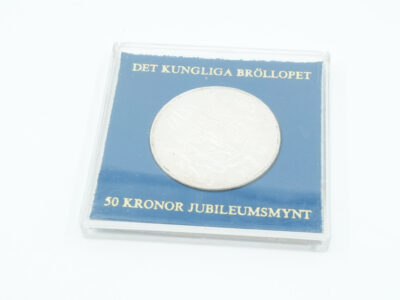 Minnesmynt Sverige 1976, i etui, S925 27g