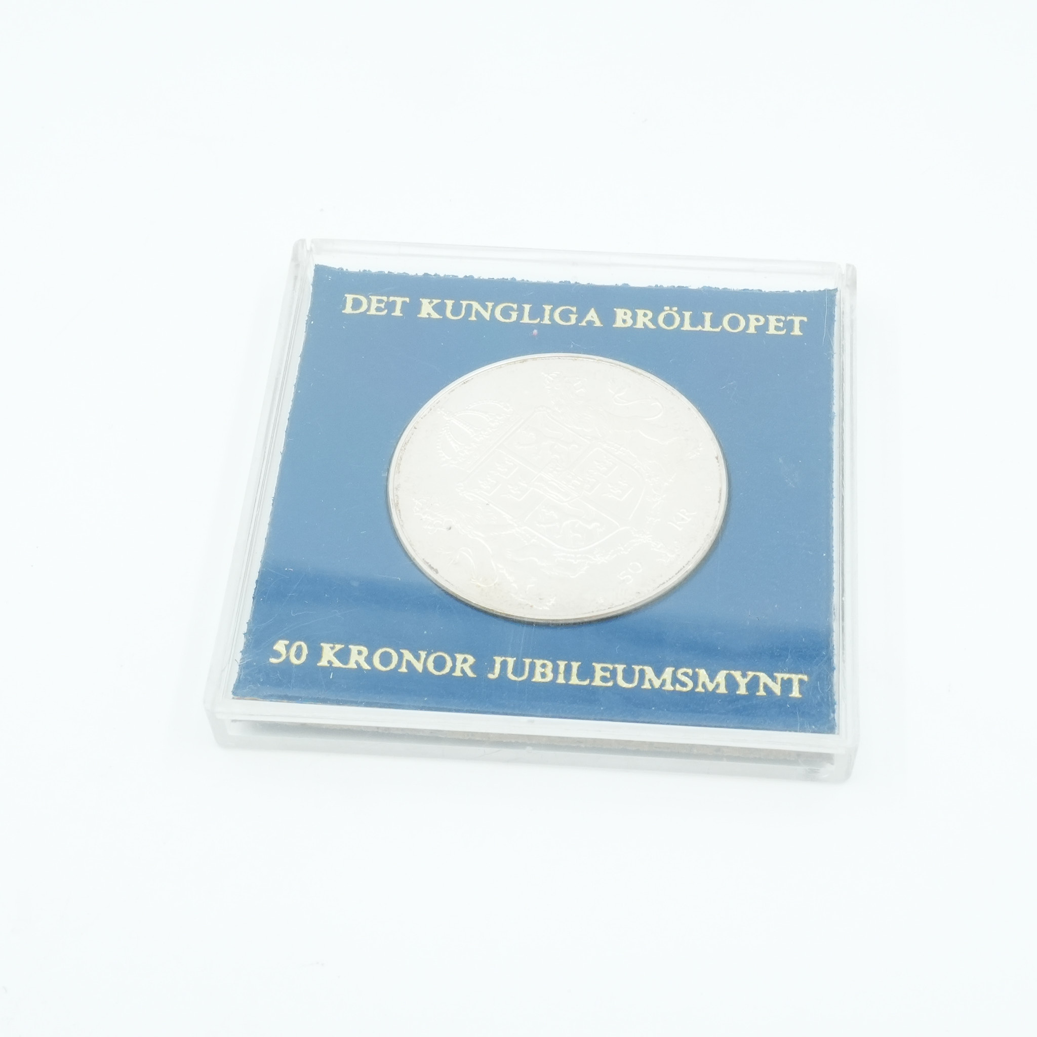 Minnesmynt Sverige 1976, i etui, S925 27g