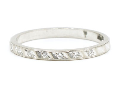 Ring Vitguld 18K
