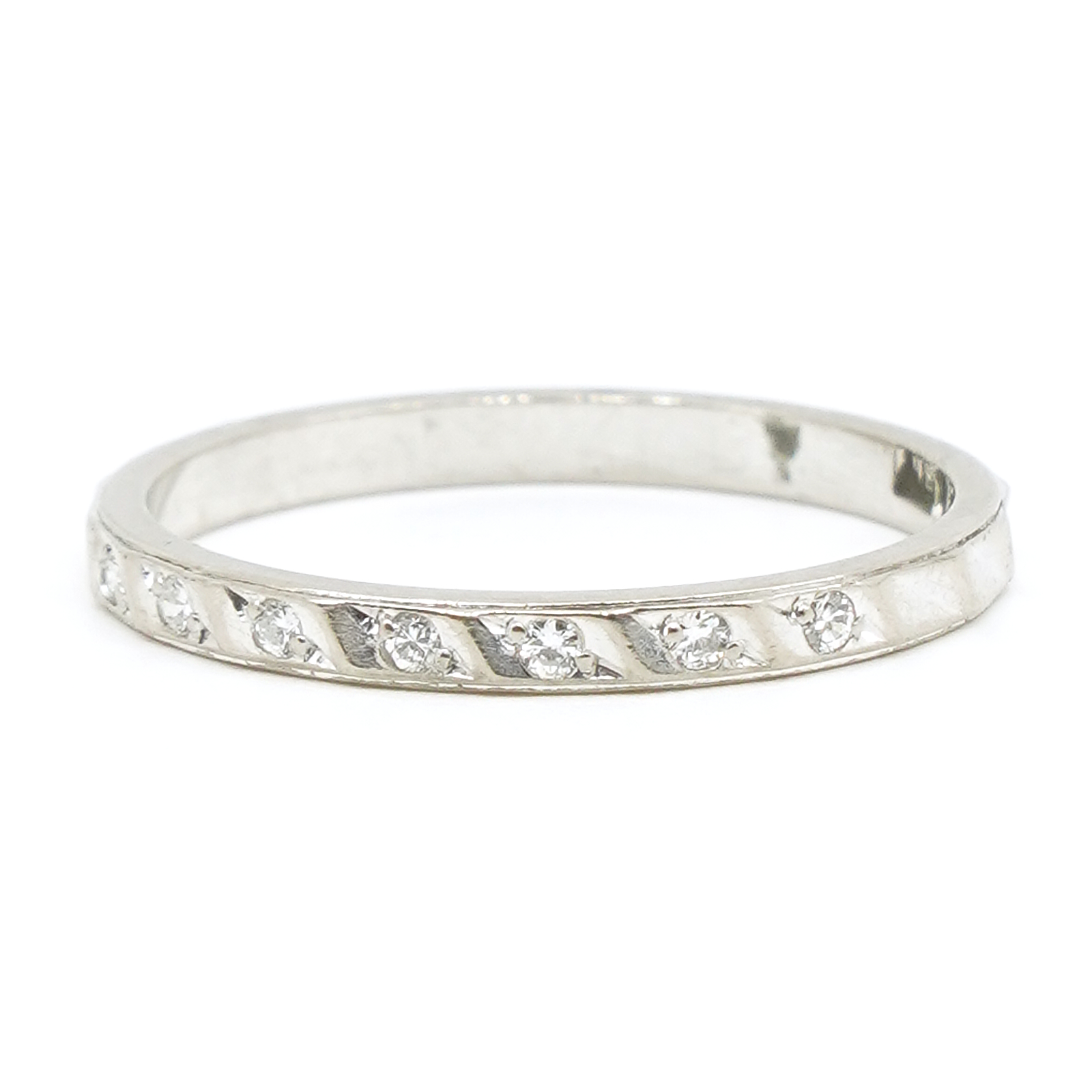 Ring Vitguld 18K