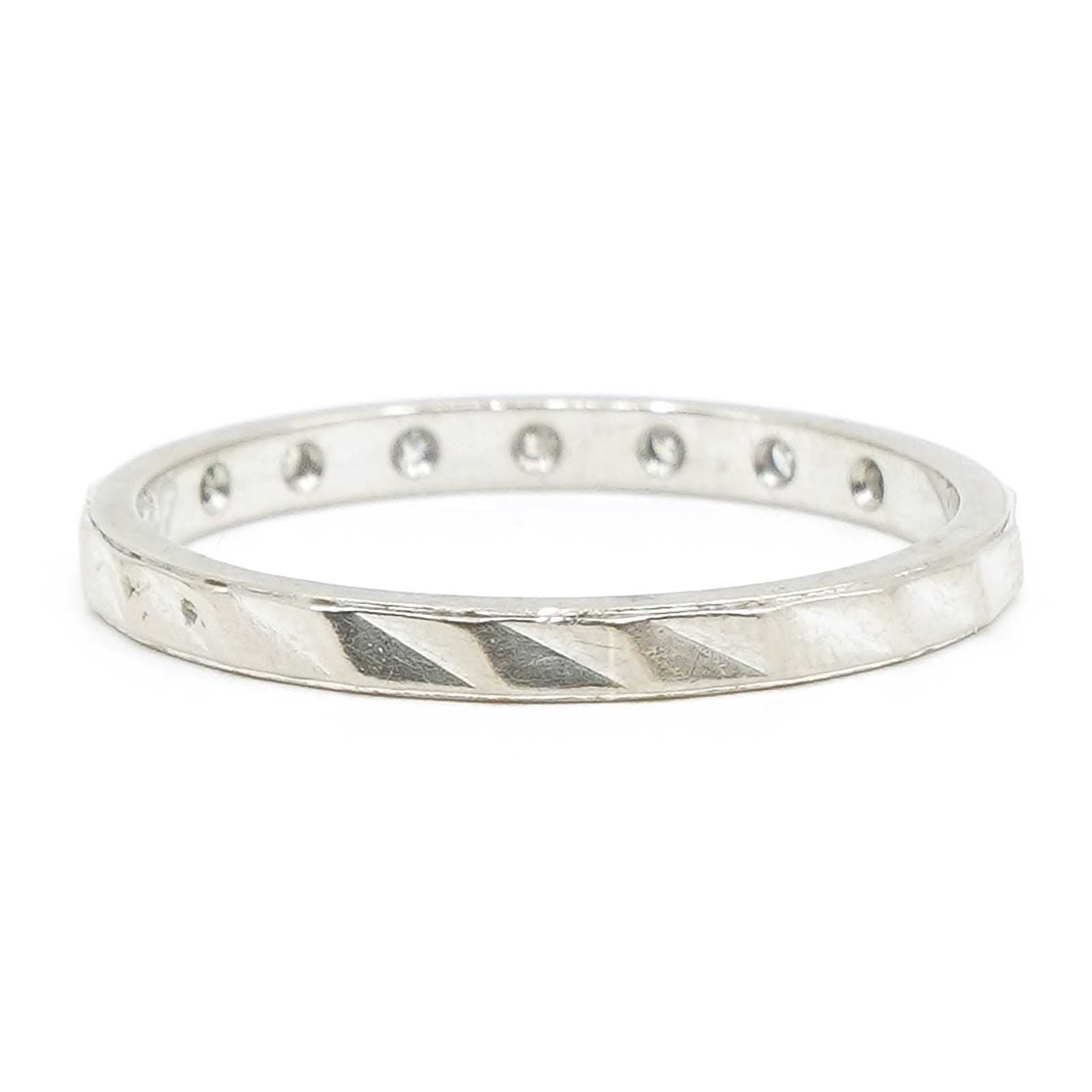 Ring Vitguld 18K