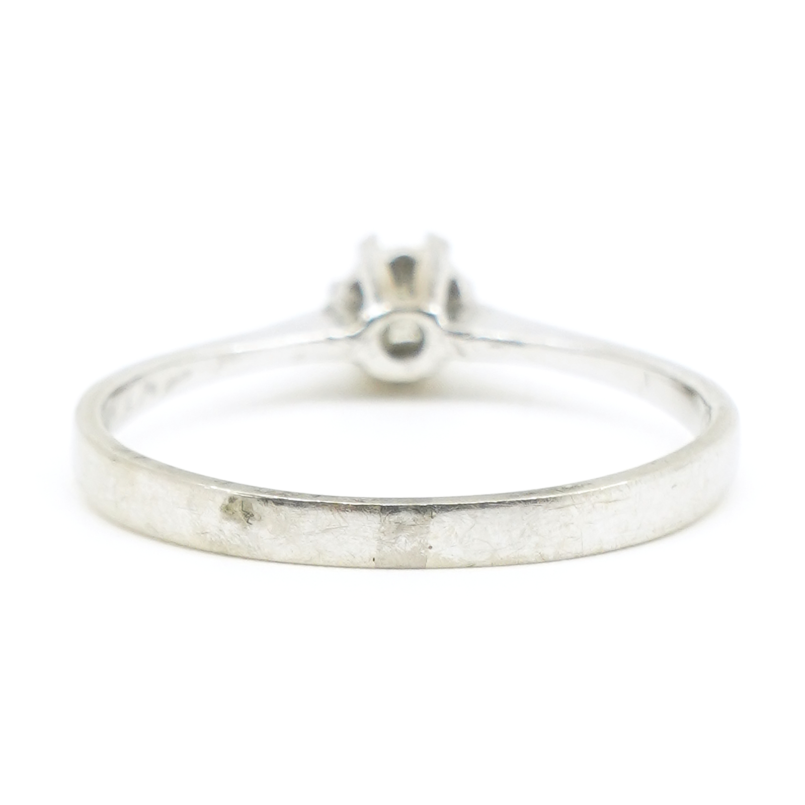 Ring Vitguld 18K