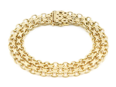 Armband X-länk Guld 18K