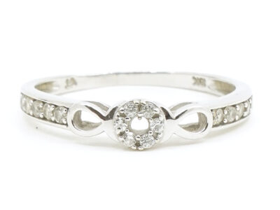 Ring Vitguld 18K