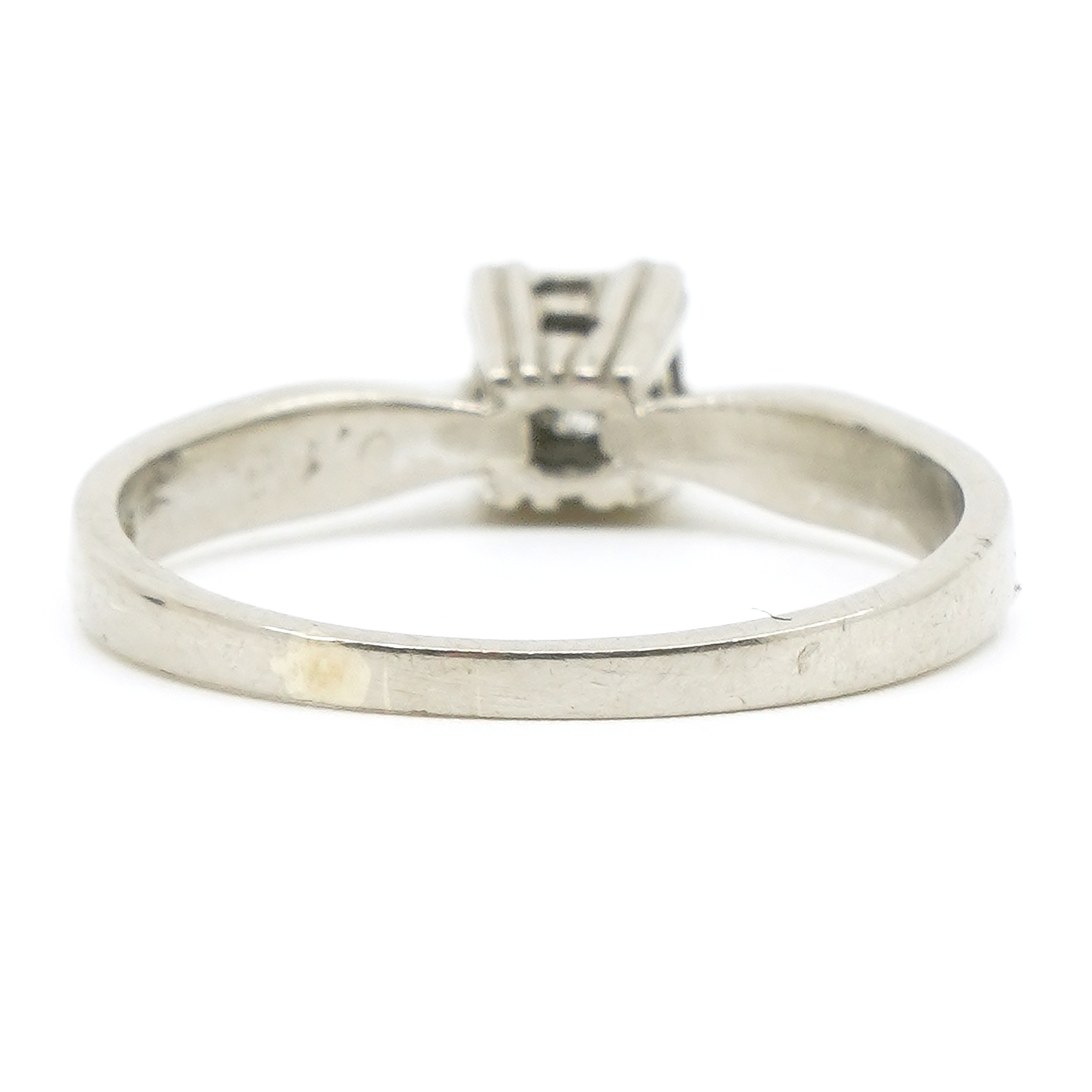 Ring Vitguld 18K