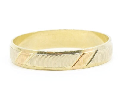 Ring trefärgad Guld 18K