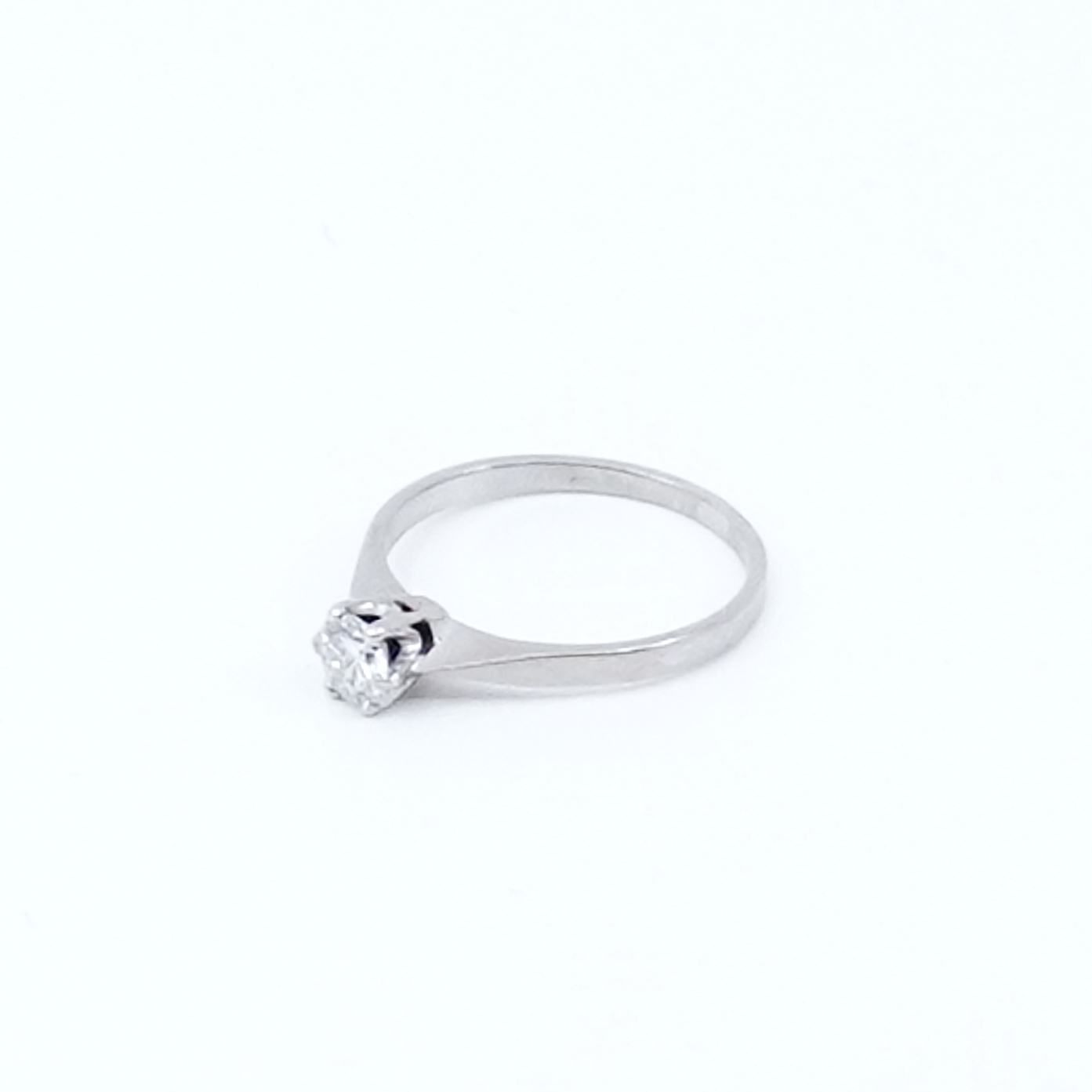 Solitärring med Diamant