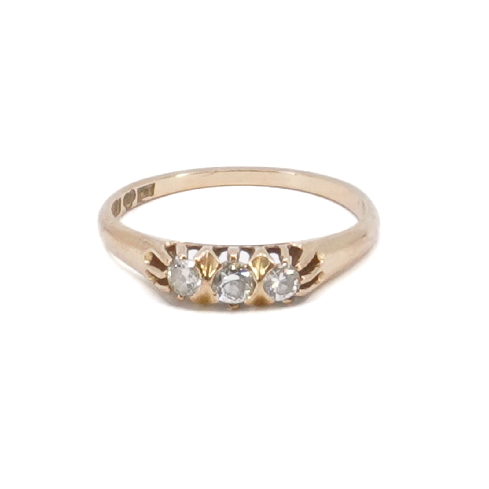 Ring med diamanter 18K Ø17