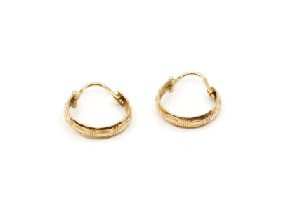 Örhängen Creoler Guld 18K