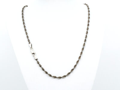 Halskedja Tvinnad Silver S925