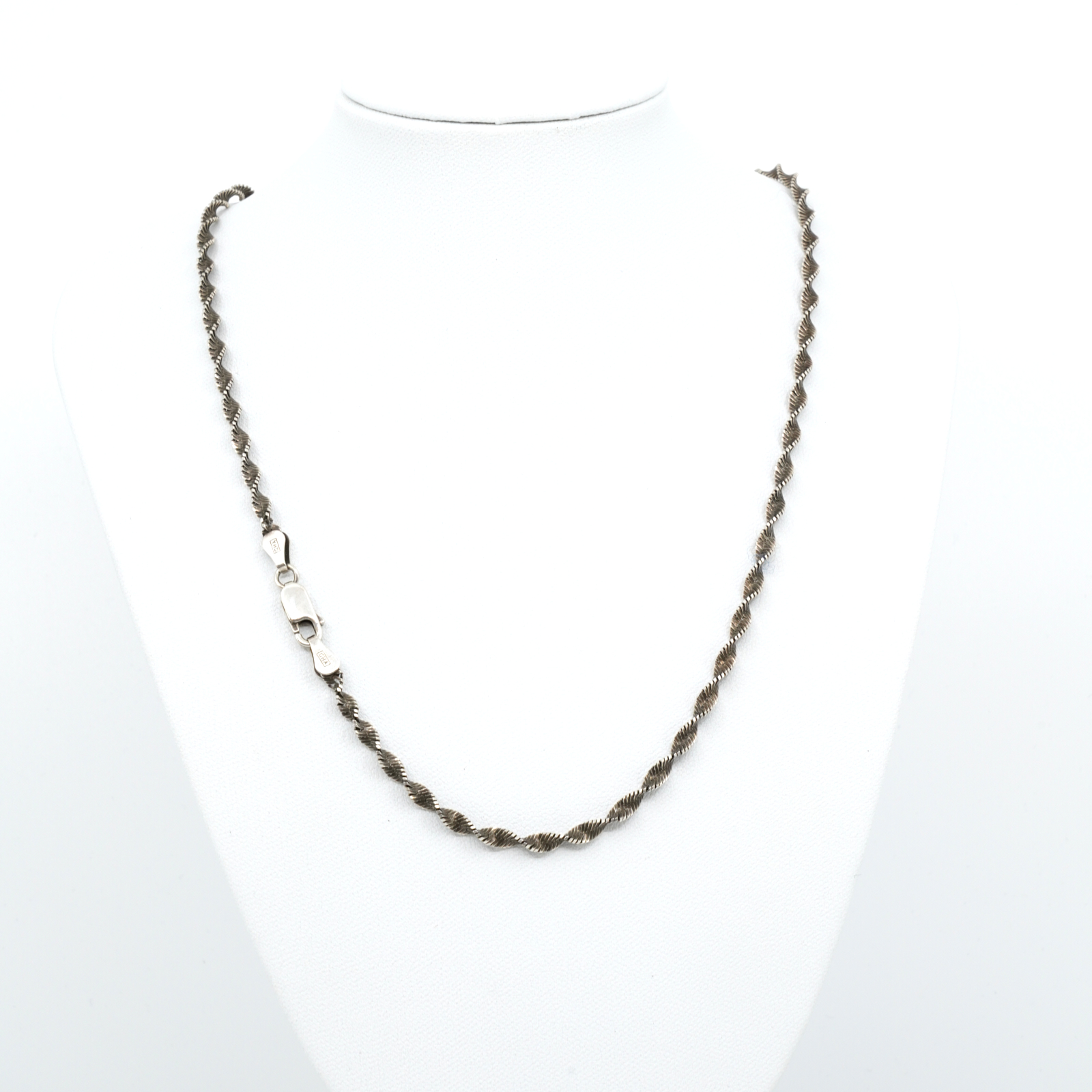 Halskedja Tvinnad Silver S925