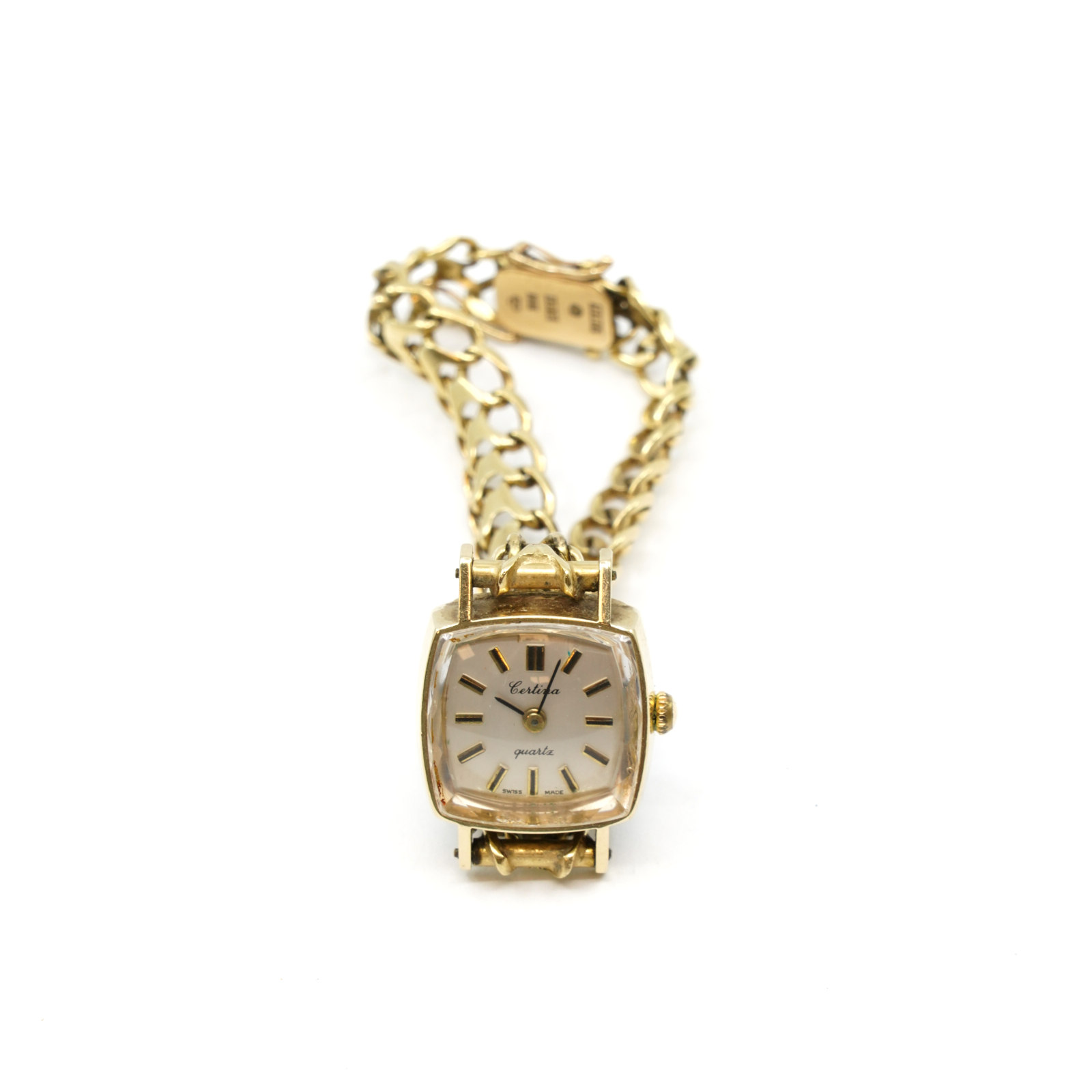 Armbandsur Certina Guldboett 14K Guldlänk 18K