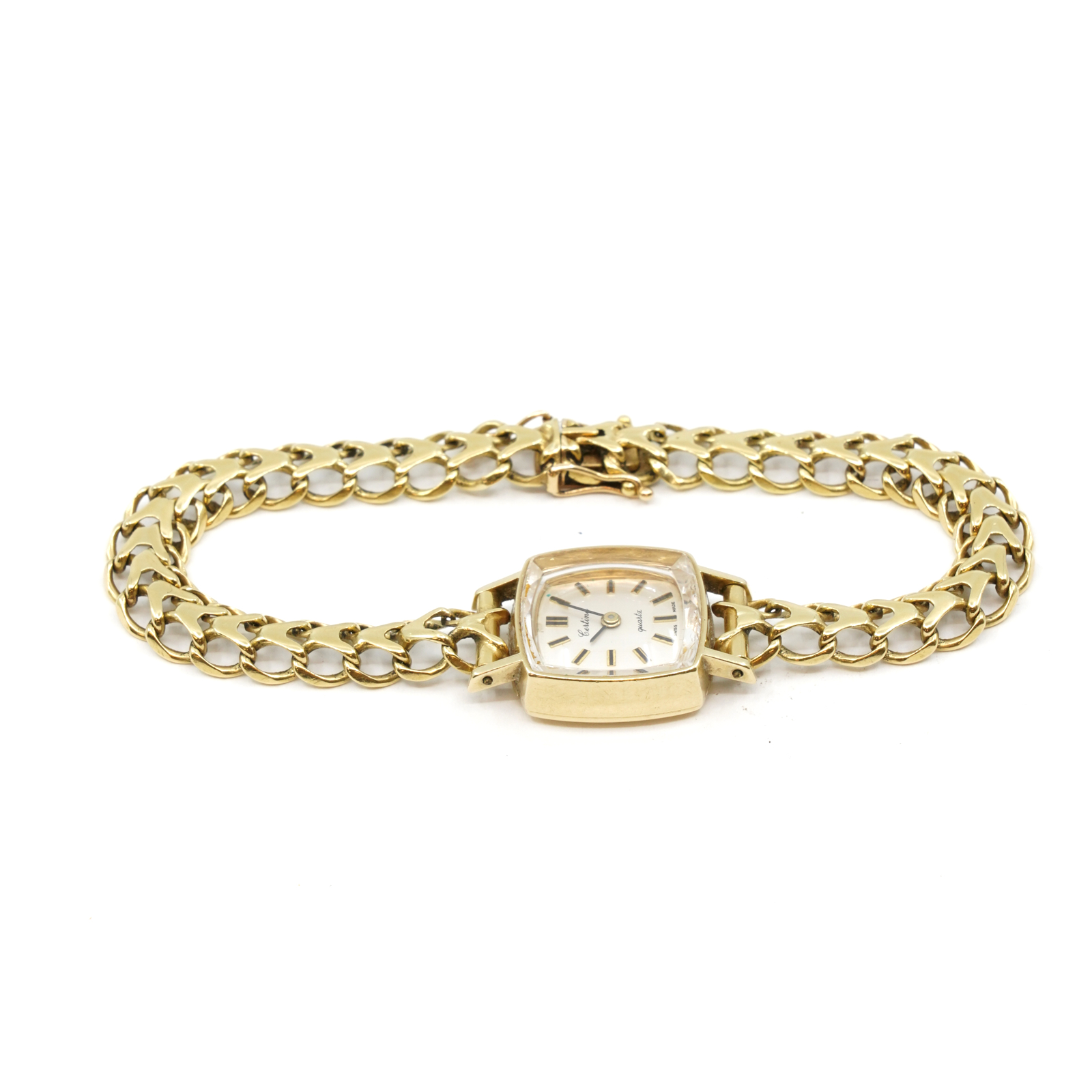 Armbandsur Certina Guldboett 14K Guldlänk 18K