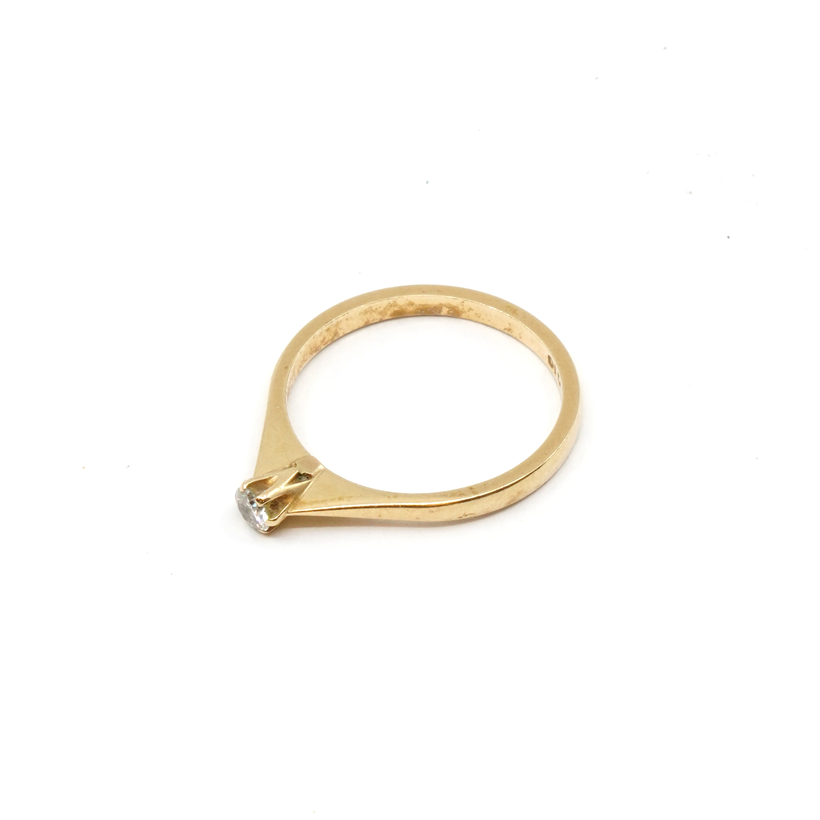 Ring Guld 18K Med diamant