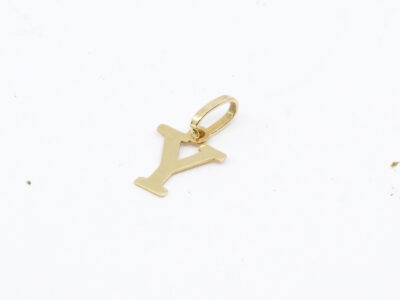 Hänge/berlock "Y" Guld 18K