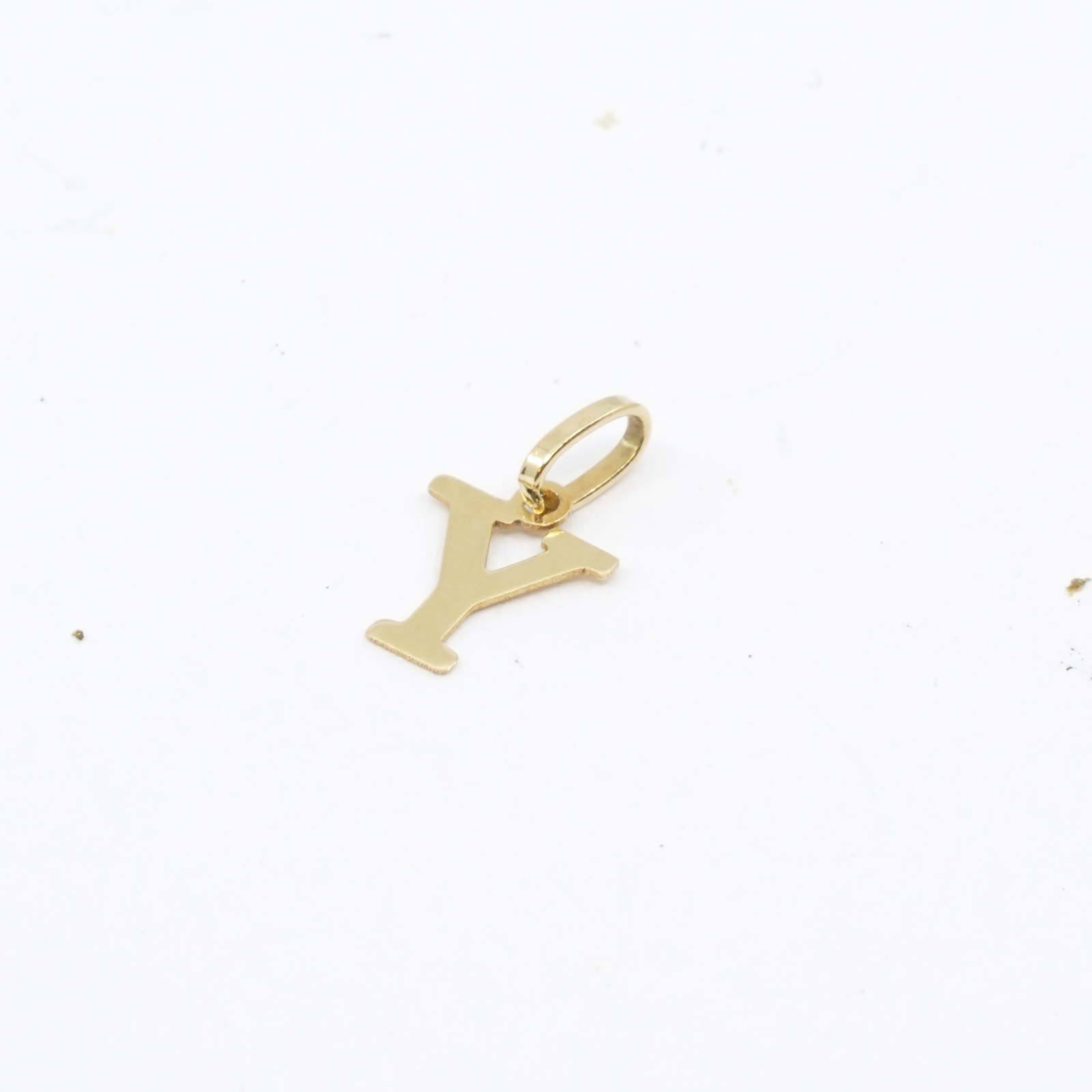 Hänge/berlock "Y" Guld 18K