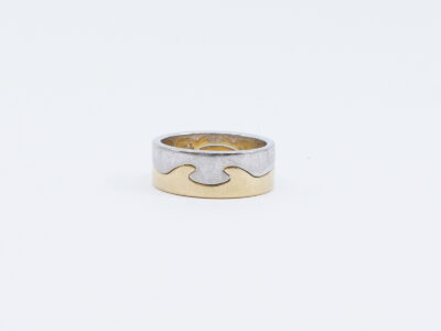 Ring Georg Jensen Fusion tvåfärgad