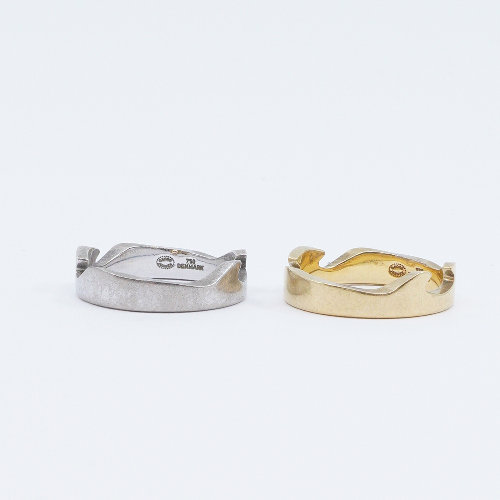 Ring Georg Jensen Fusion tvåfärgad
