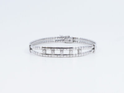 Armband Vitguld