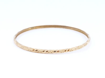Armring 21K 4,1g Diameter 6,3cm bredd 3mm