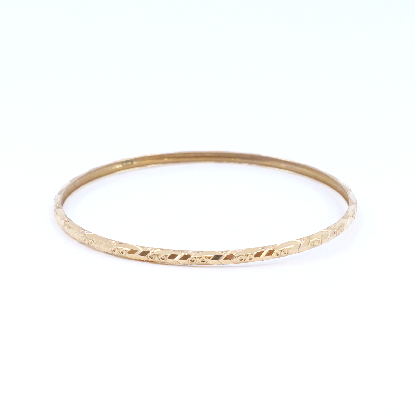 Armring 21K 4,1g Diameter 6,3cm bredd 3mm