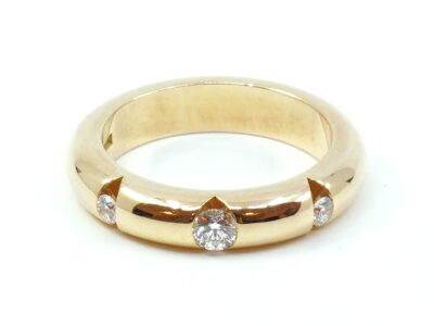 Ring Guld 18K med diamanter