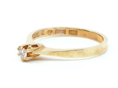 Ring Guld 18K med diamant