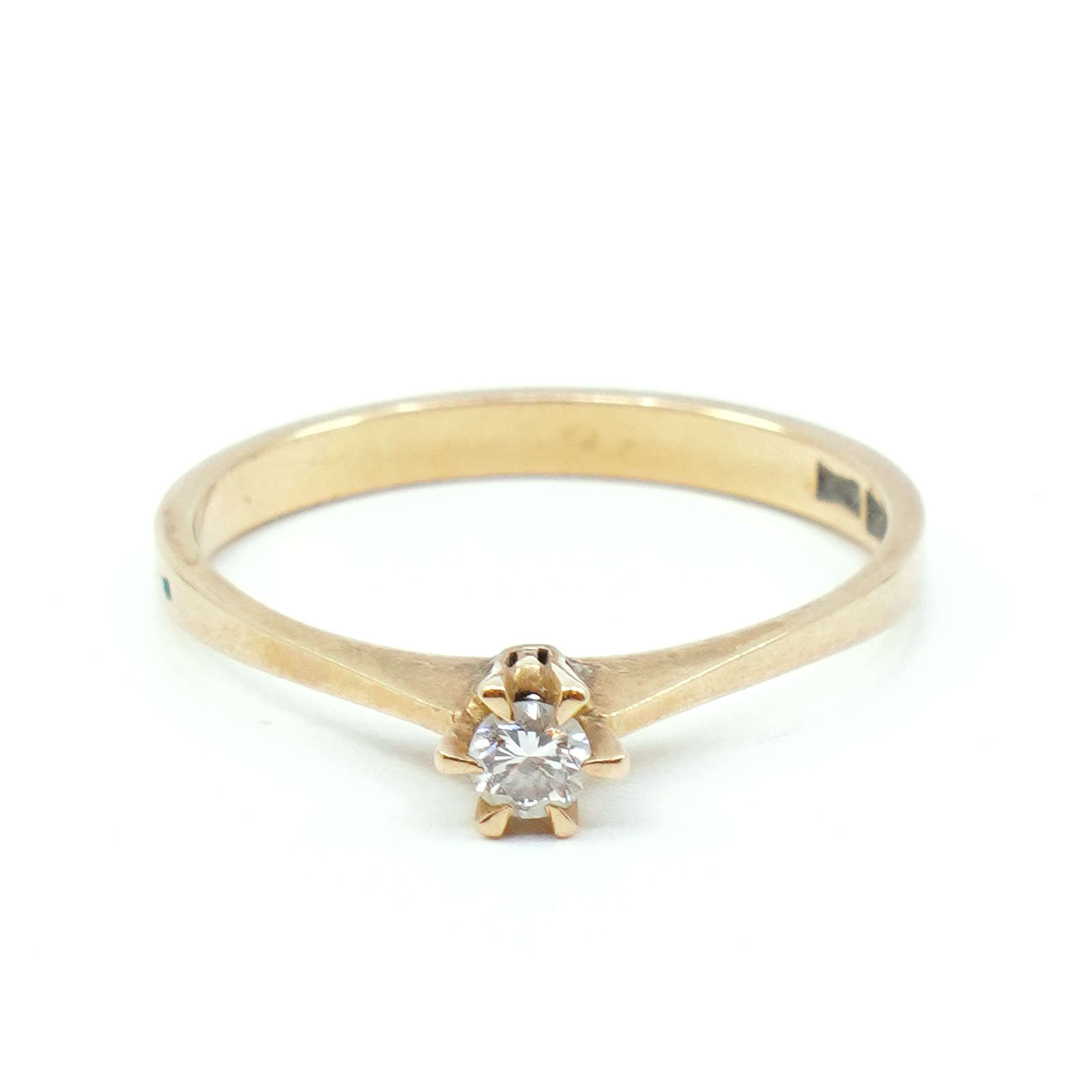 Ring Guld 18K med diamant