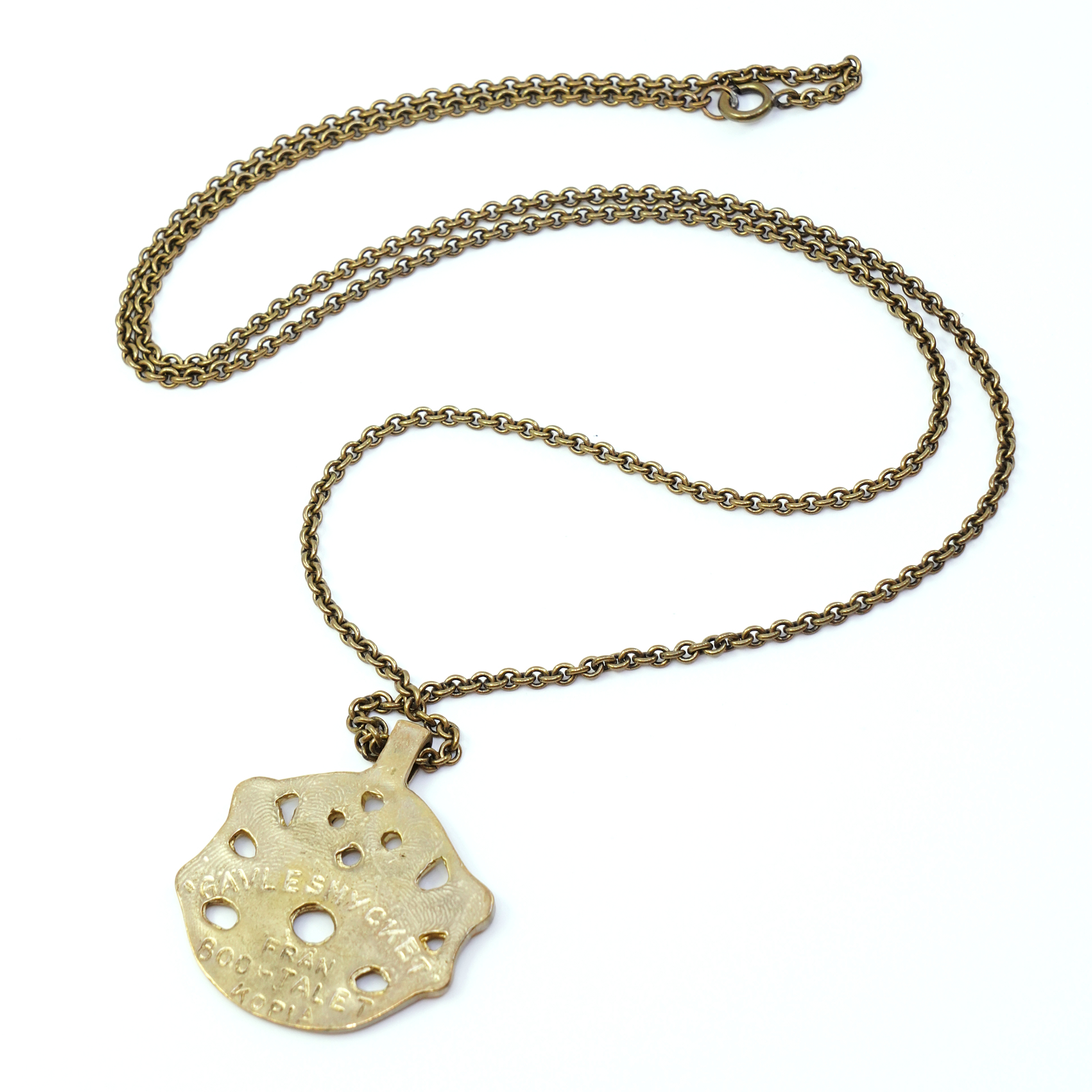 Collier Brons 70cm GÄVLESMYCKET KOPIA FRÅN 800-TALET