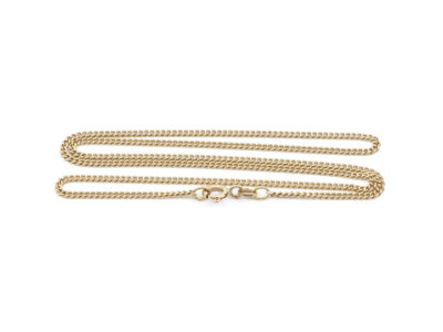 Halskedja Pansar Guld 18K 45,5cm