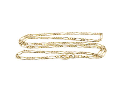 Halskedja Figaro Guld 18K 51,5cm